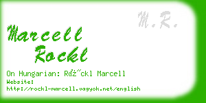 marcell rockl business card